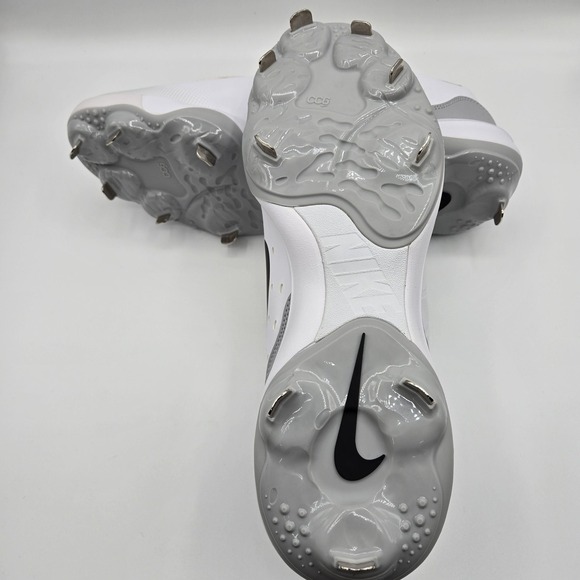 Nike Alpha Huarache Varsity‎ 4 Low Cleats Mens 13 White Wolf Grey Metal Baseball main image 8